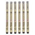 Sakura • Pigma Micron Set, schwarz, 6-teilig
