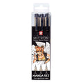 Sakura unieke manga-collectie van 3 pigma micron-pennen zw.