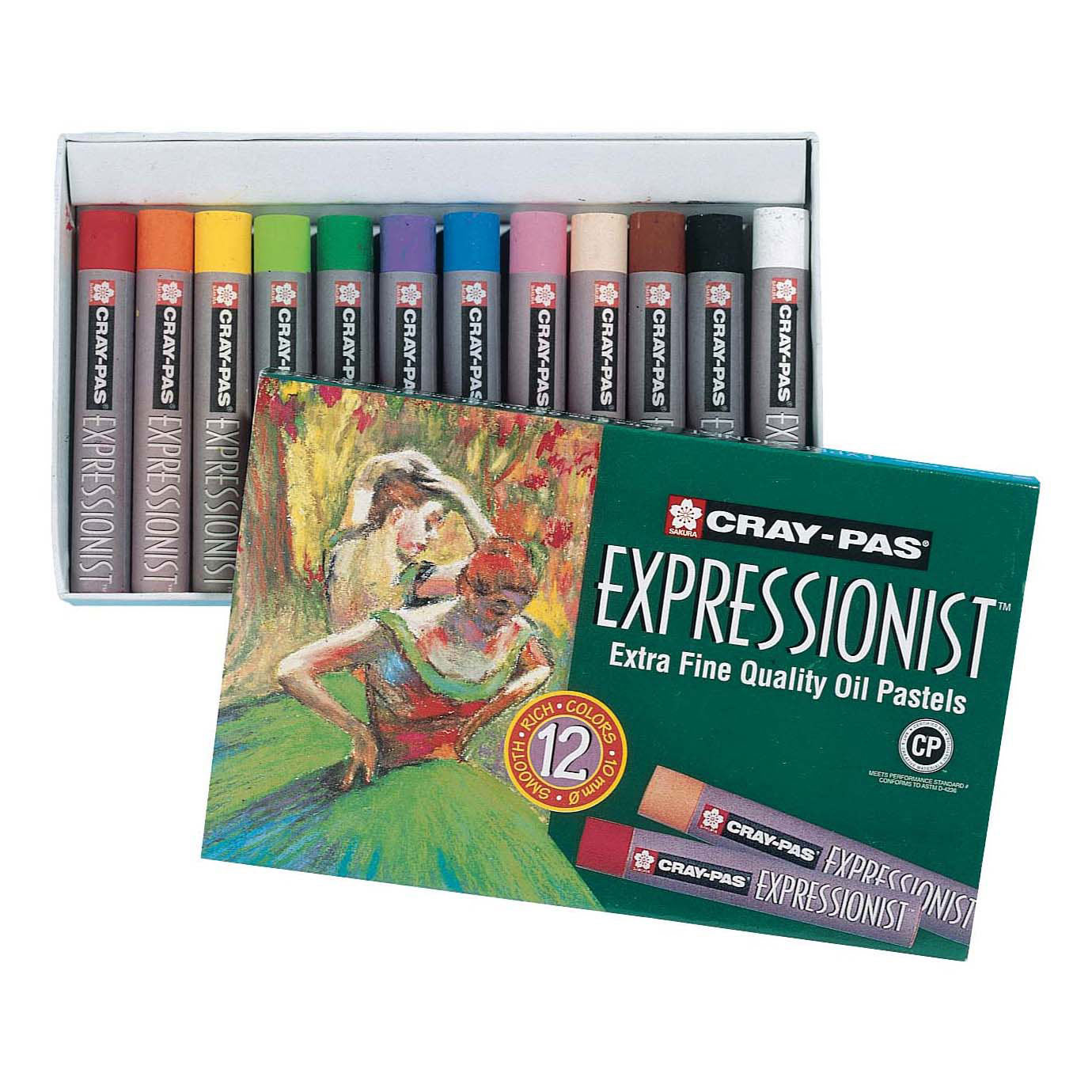 Sakura Cray-Pas expressionistisches Set mit 12 Ölpastellen