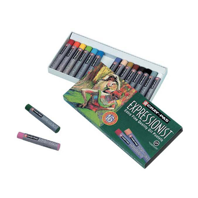 Sakura Cray-Pas Expressionisten-Set mit 16 Ölpastellen