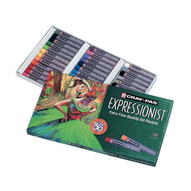 Sakura Cray-Pas expressionistisches Set mit 36 ​​Ölpastellkreiden