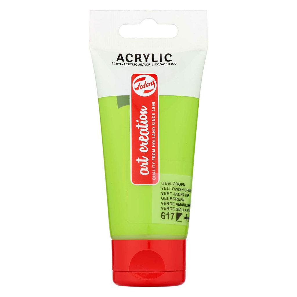 Talens art creation acrylverf tube 75ml geelgroen 617