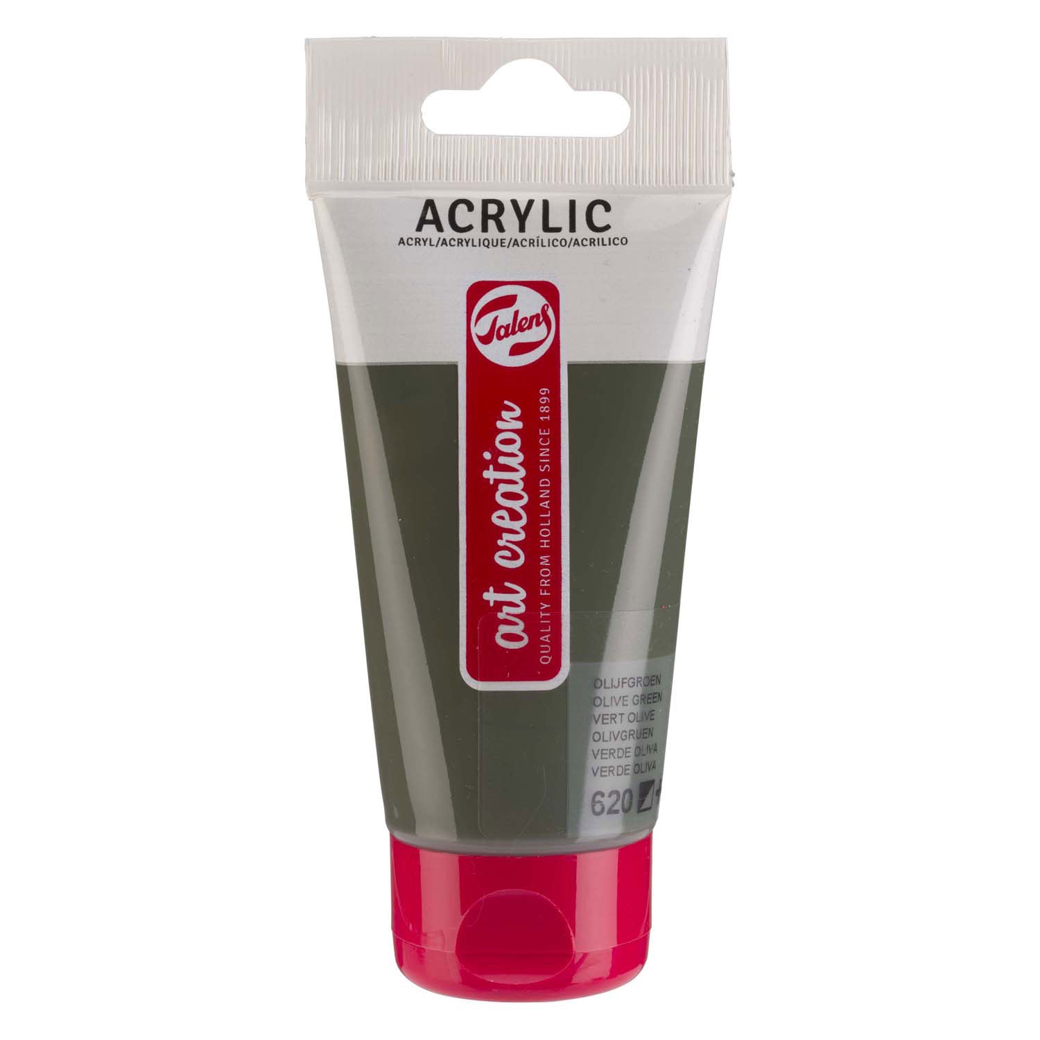 Talens art creation acrylverf tube 75ml olijfgroen 620