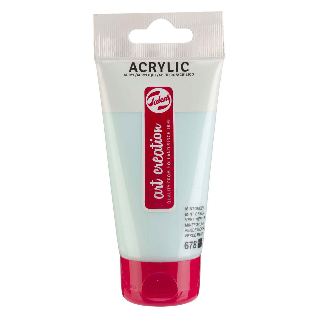 Talens art creation acrylverf tube 75ml mintgroen 678