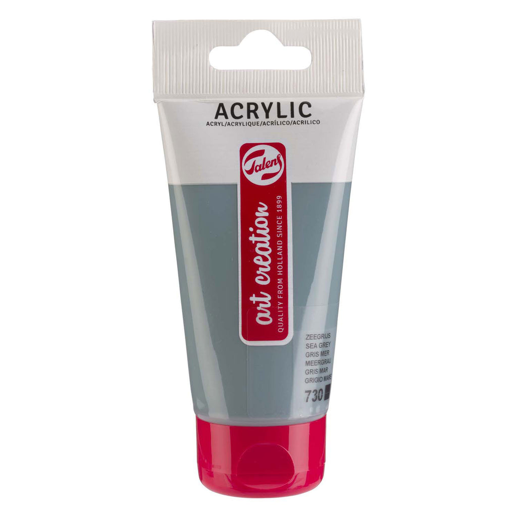 Talens art creation acrylverf tube 75ml zeegrijs 730
