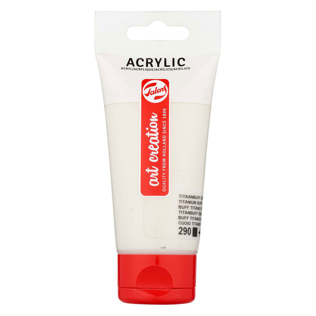 Talens Art Creation Acrylfarbe Tube 75ml Titanium Buff Donk 290