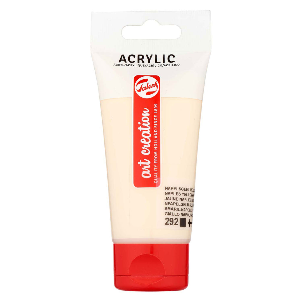 Talens art creation acrylverf tube 75ml napelsgeel rd licht
