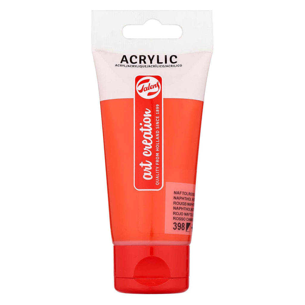 Talens Acrylfarbe, Tube 75ml, Naphtholrot, hell