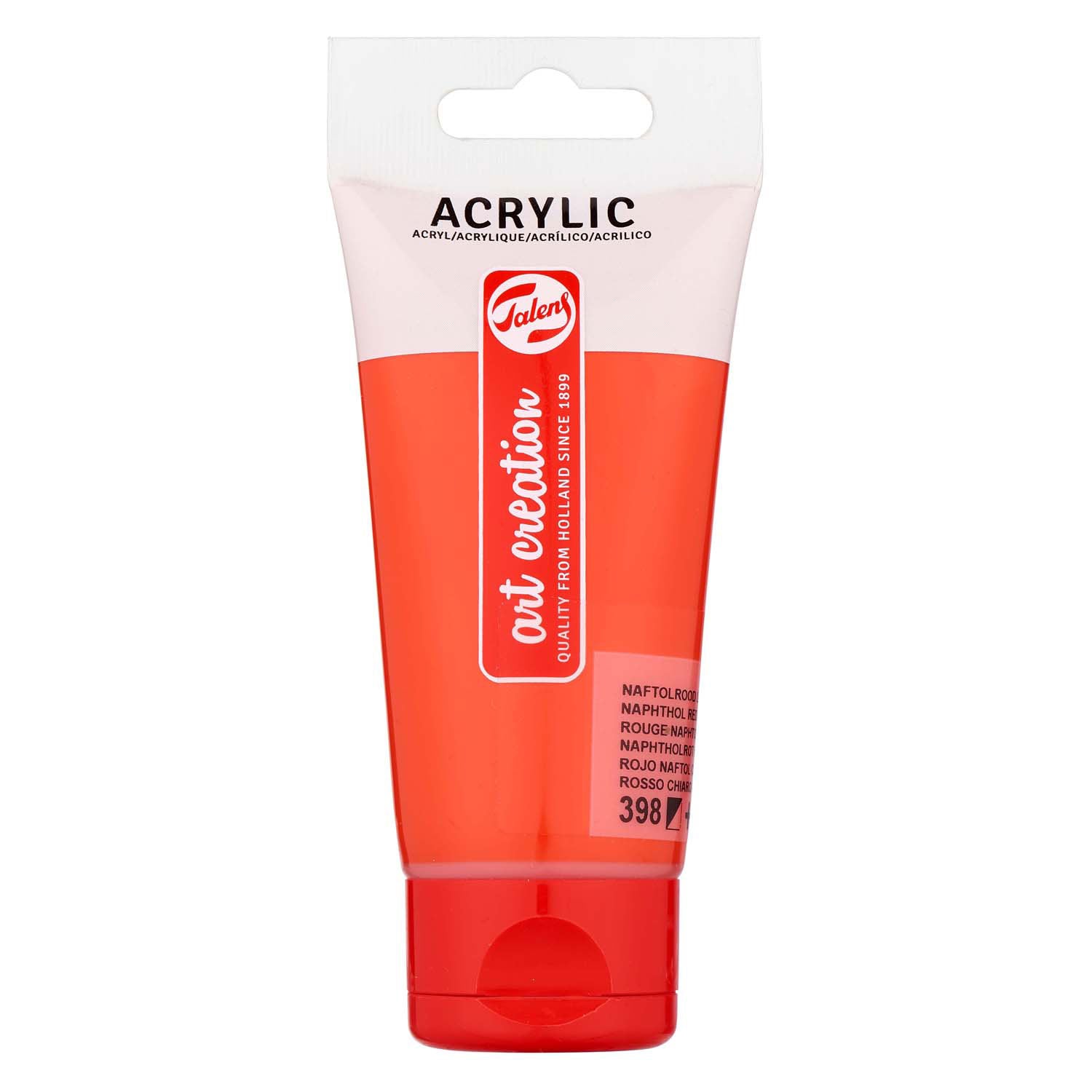 Talens Acrylfarbe, Tube 75ml, Naphtholrot, hell