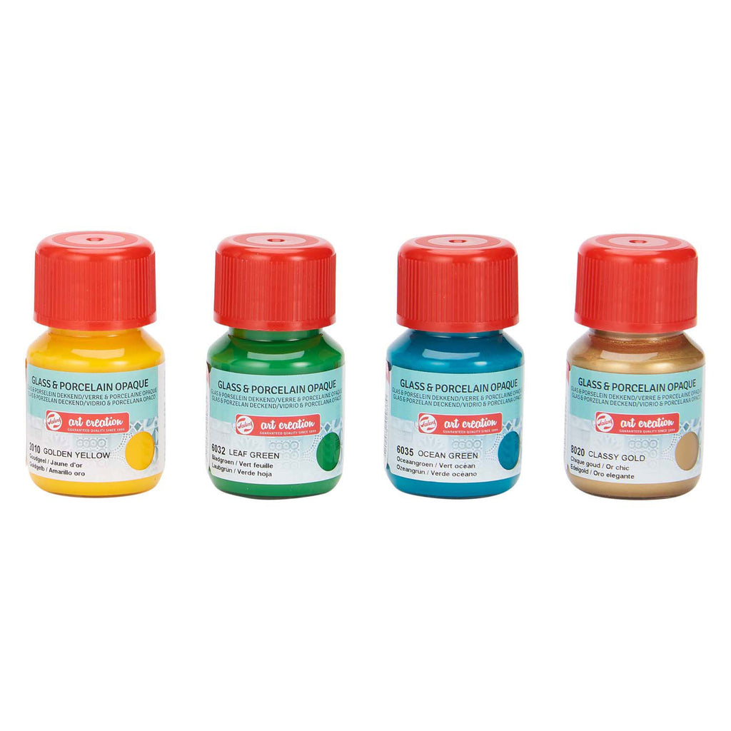 Talens art creation talens art creat.glas porselein dekkend 4x30ml groen goud