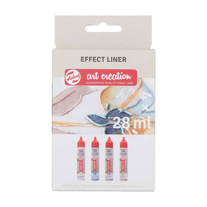 Talens Art Creation Effect Liner Set 4x28ml Spezialperle