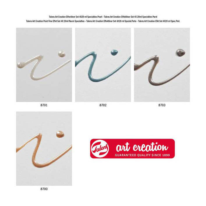 Talens Art Creation Effect Liner Set 4x28ml Spezialperle