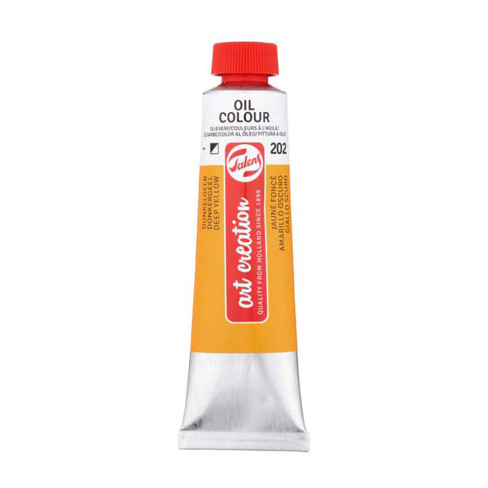 Talens art creation olieverf tube 40ml donkergeel 202
