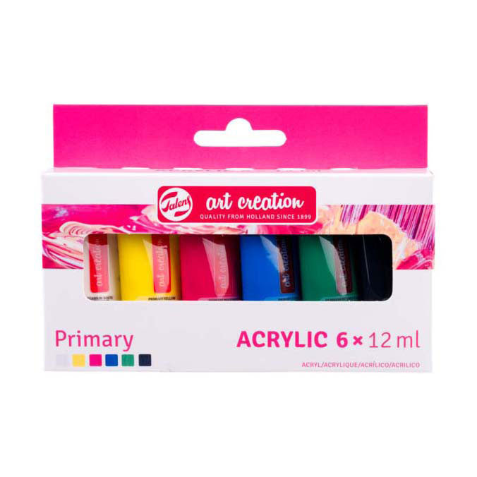 Talens art creation acrylverf set primary, 6x12ml