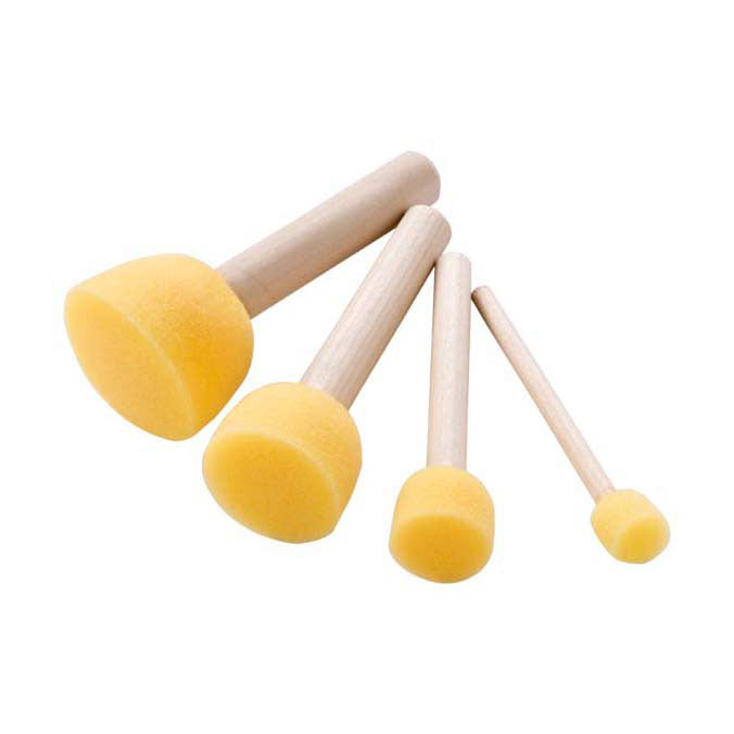 Talens Kunst-Schwammstäbchen-Set (4er-Pack)