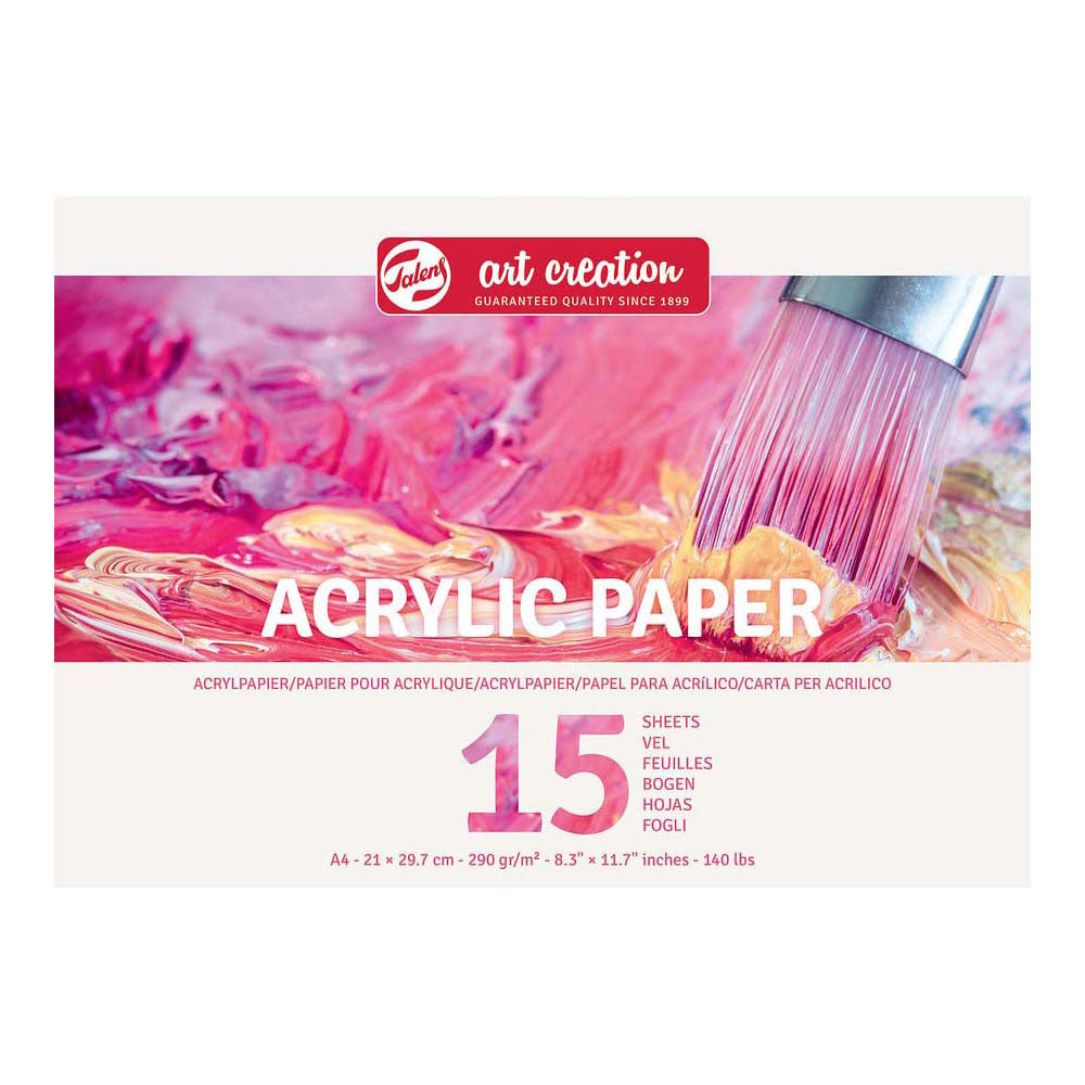 Talens art creation acrylpapier a4 290 g 15 vellen