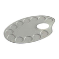 Talens ovale Metallpalette 12,6 x 18,5 cm