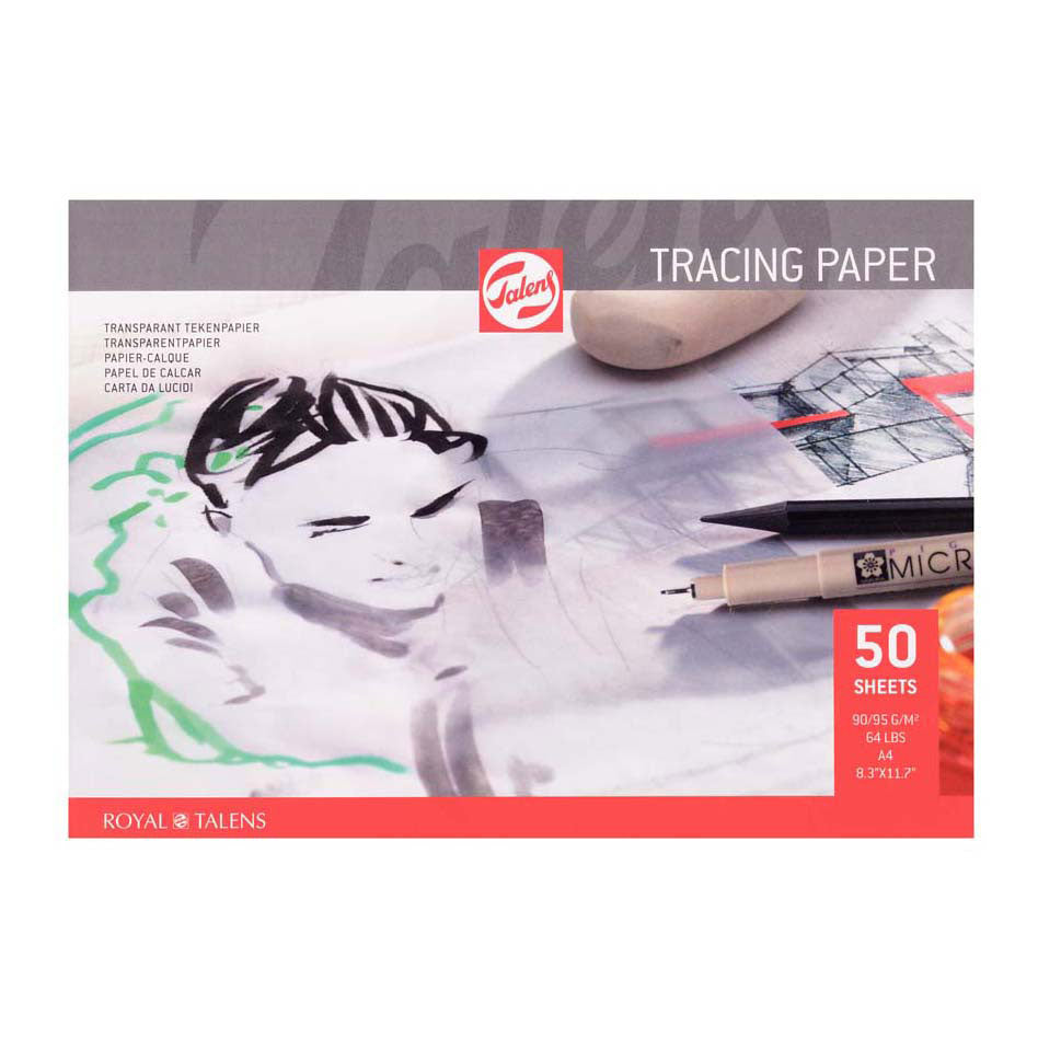 Talens Transparentpapier A4 90 g 50 Blatt