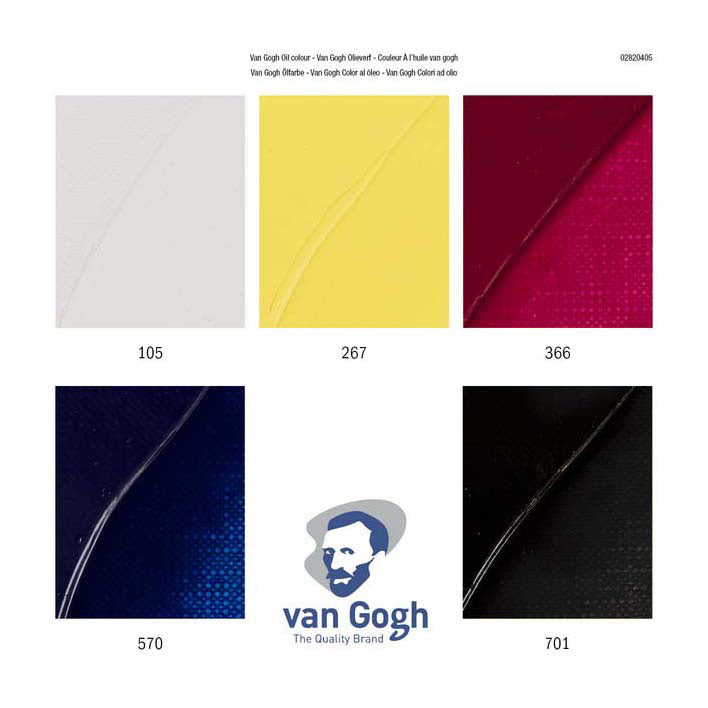 Van Gogh • Ölfarben-Mischset | 5 x 20 ml