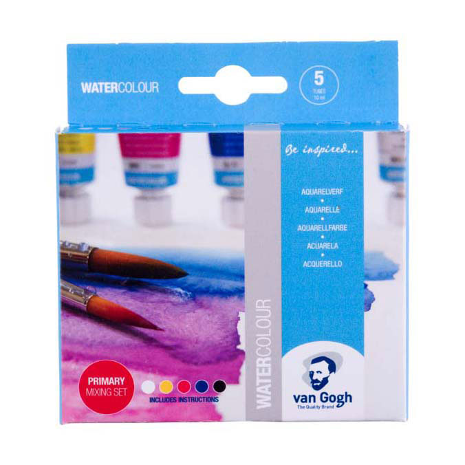 Van Gogh • Aquarell-Primärfarben-Mischset | 5 x 10 ml Tuben