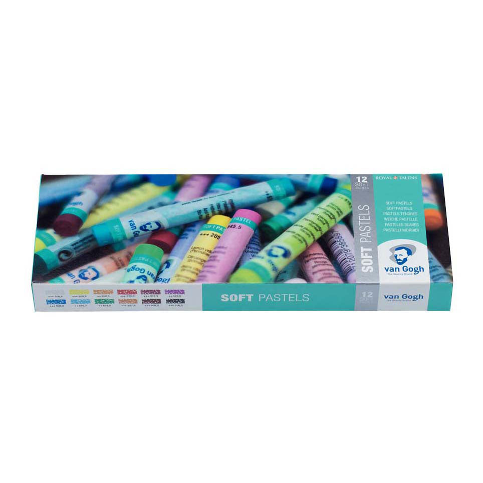 Bruynzeel van gogh softpastels starterset met 12 kleuren