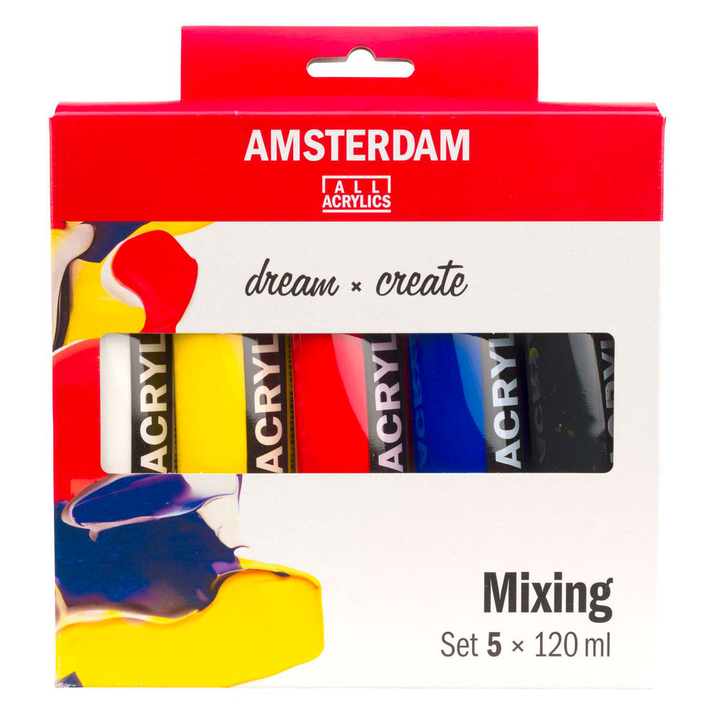 Amsterdam standard series acrylverf mengset 120ml, 5dlg.