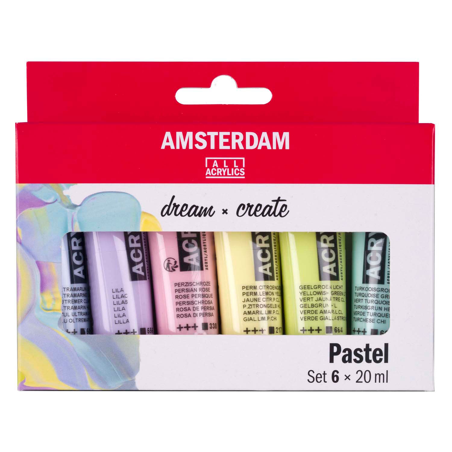 Amsterdam All Acrylics Amsterdam • Standard-Serie Acrylfarben-Pastellset 6 x 20 ml
