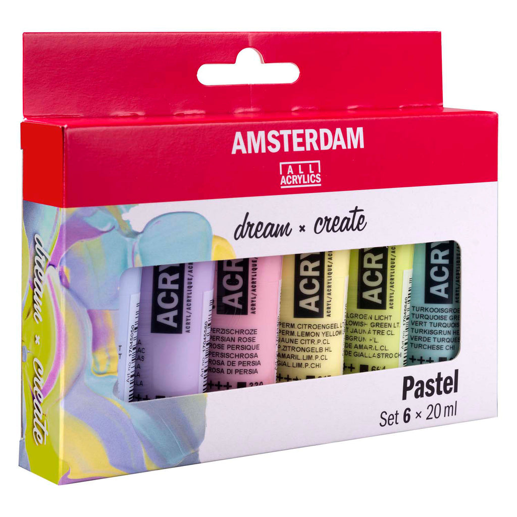 Amsterdam All Acrylics Amsterdam • Standard-Serie Acrylfarben-Pastellset 6 x 20 ml