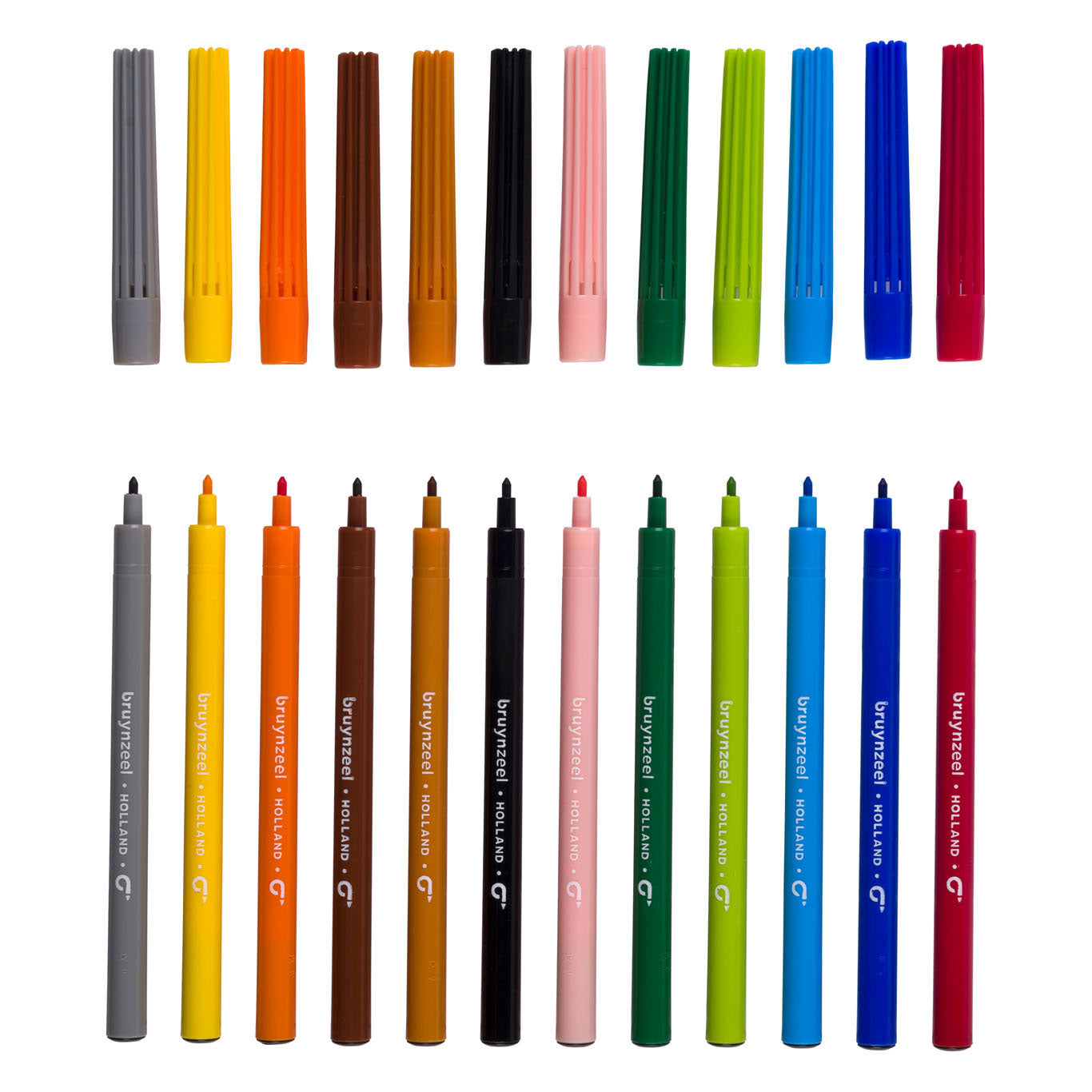 Bruynzeel viltstiften set | 12 kleuren