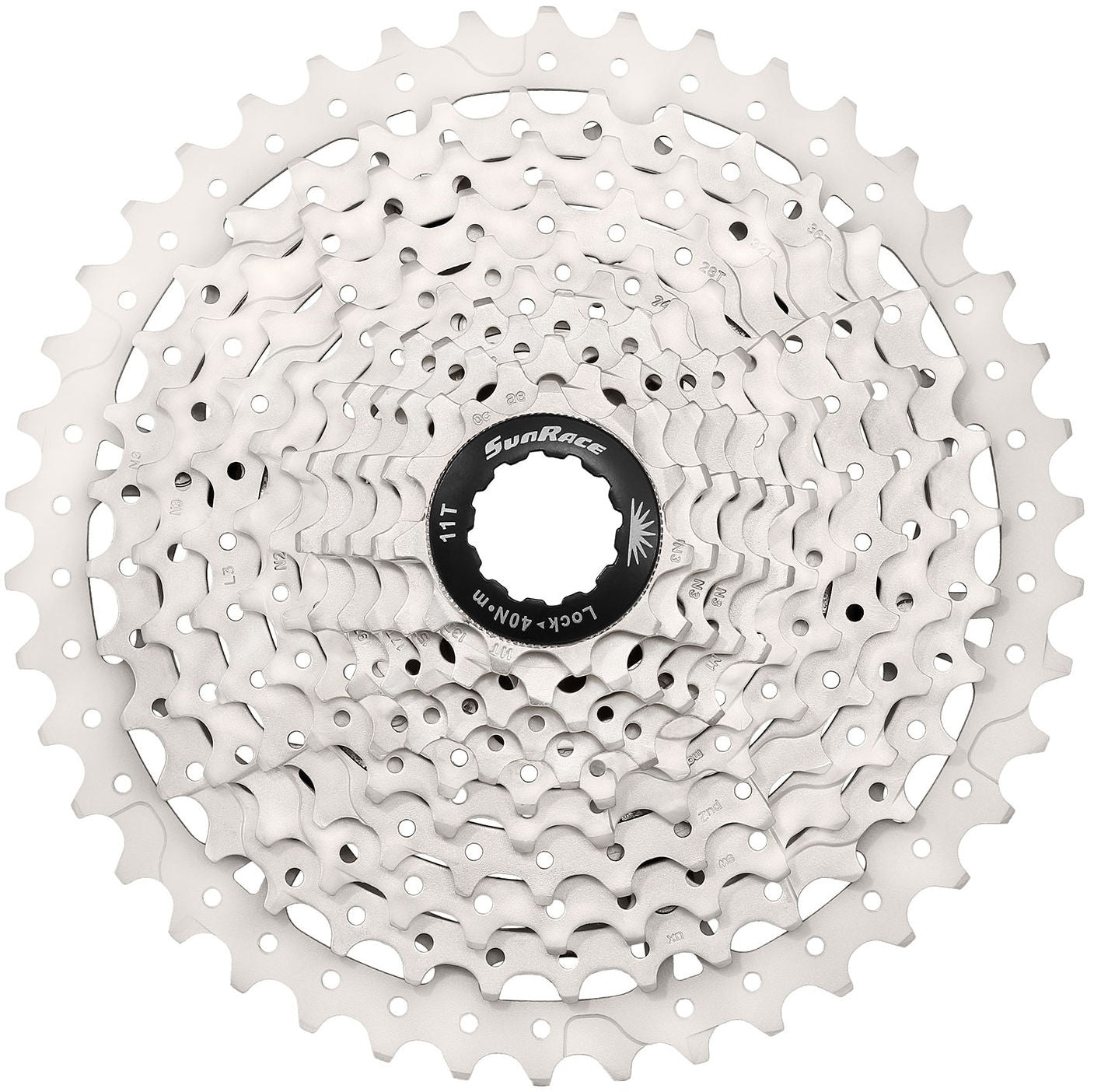 Sunrace CSMS3 Kassette 10-fach - 11-40T - silber