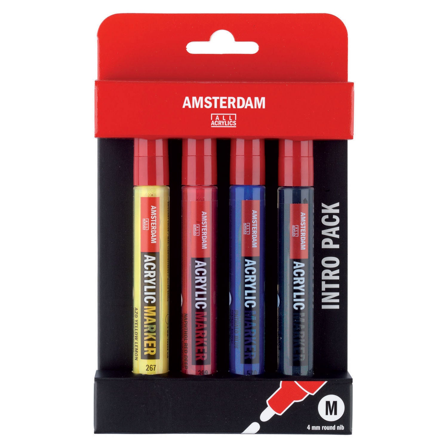 Amsterdam All Acrylics Amsterdam • Acrylmarker-Einsteigerset | 4 Farben