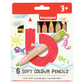 Bruynzeel soft colour kleurpotloden 6 stuks