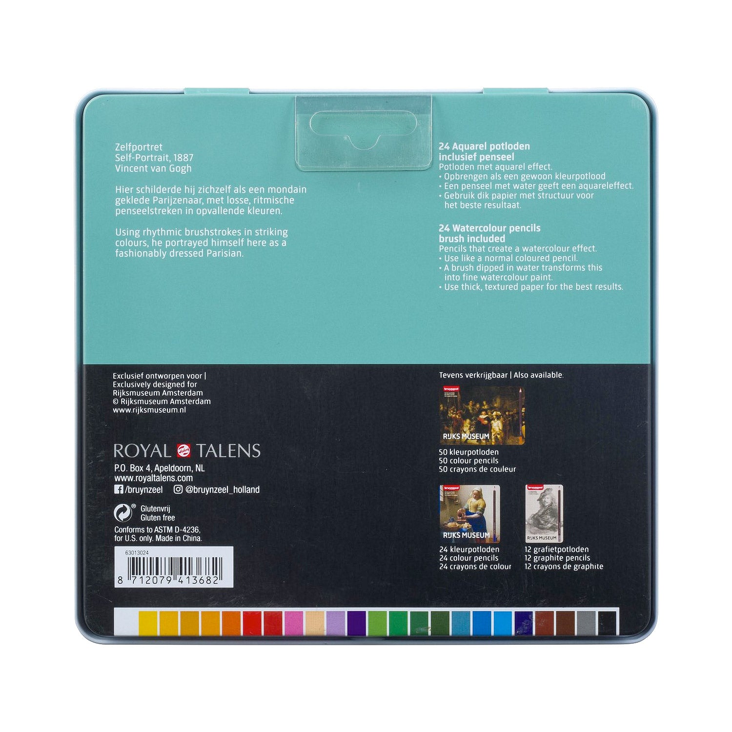 Bruynzeel • Dose 24 Aquarellstifte Vincent van Gogh