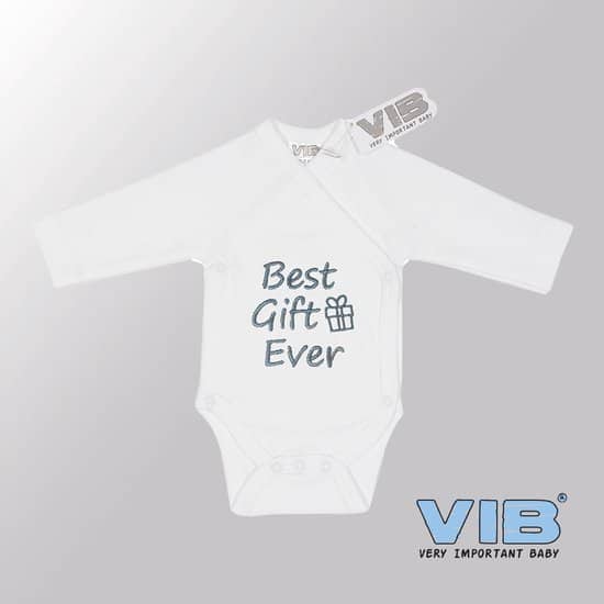 Van der Doelen Baby Baumwolle Bodwresh Bestes Geschenk aller Zeiten 0 bis 3 Monate