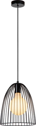 Lucide macarons - hanglamp - ø 24,5 cm - 1xe27 - zwart