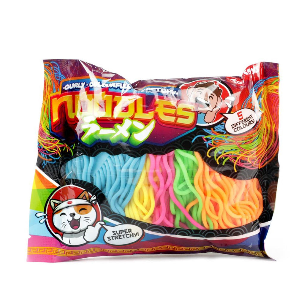Toi-Toys Fun Noodles lockiges super dehnbares Fidget-Spielzeug, 5 Stück.