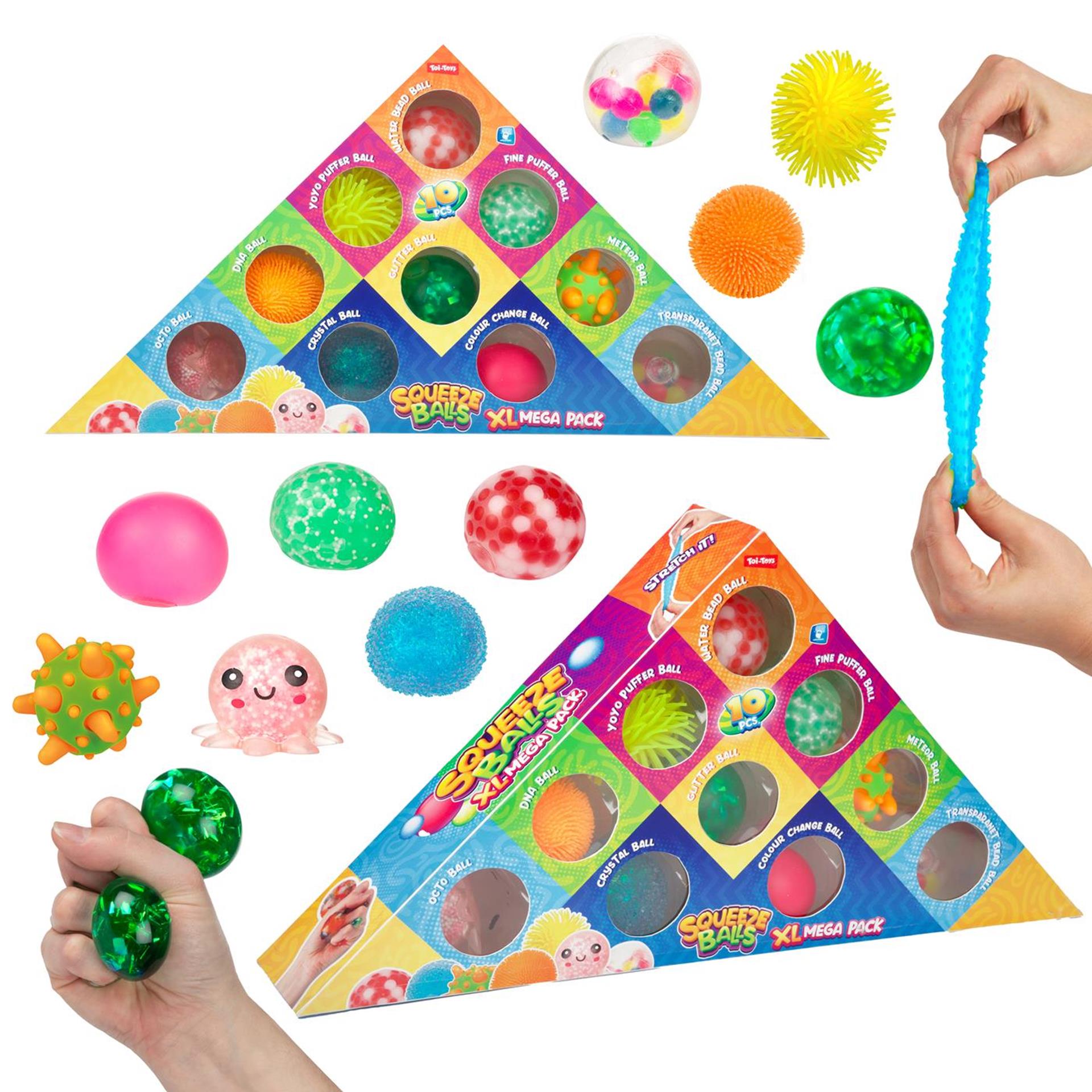 Toi-Toys Quetschbälle, 5 cm, 10 Stück pro Packung