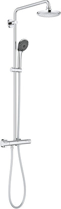 Grohe vitalio joy 180 douchesysteem - regendouche ø 18 cm - met thermostaatkraan - 15 cm hartafstand - chroom