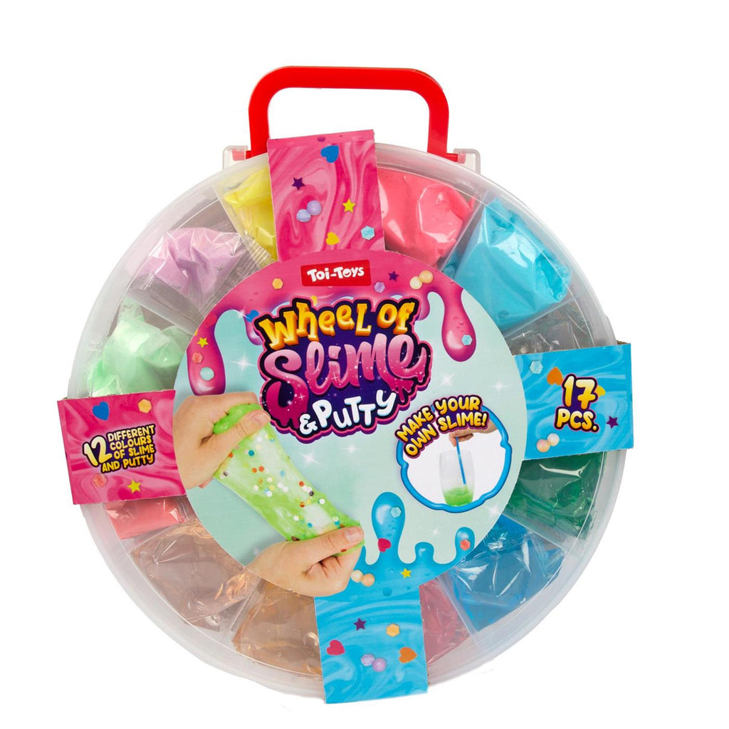Toi-Toys Knetmasse-Rad, 12 Farben - 17 Stück.