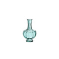 Ideas 4 seasons trevi vaas glas ø9xh15cm licht blauw