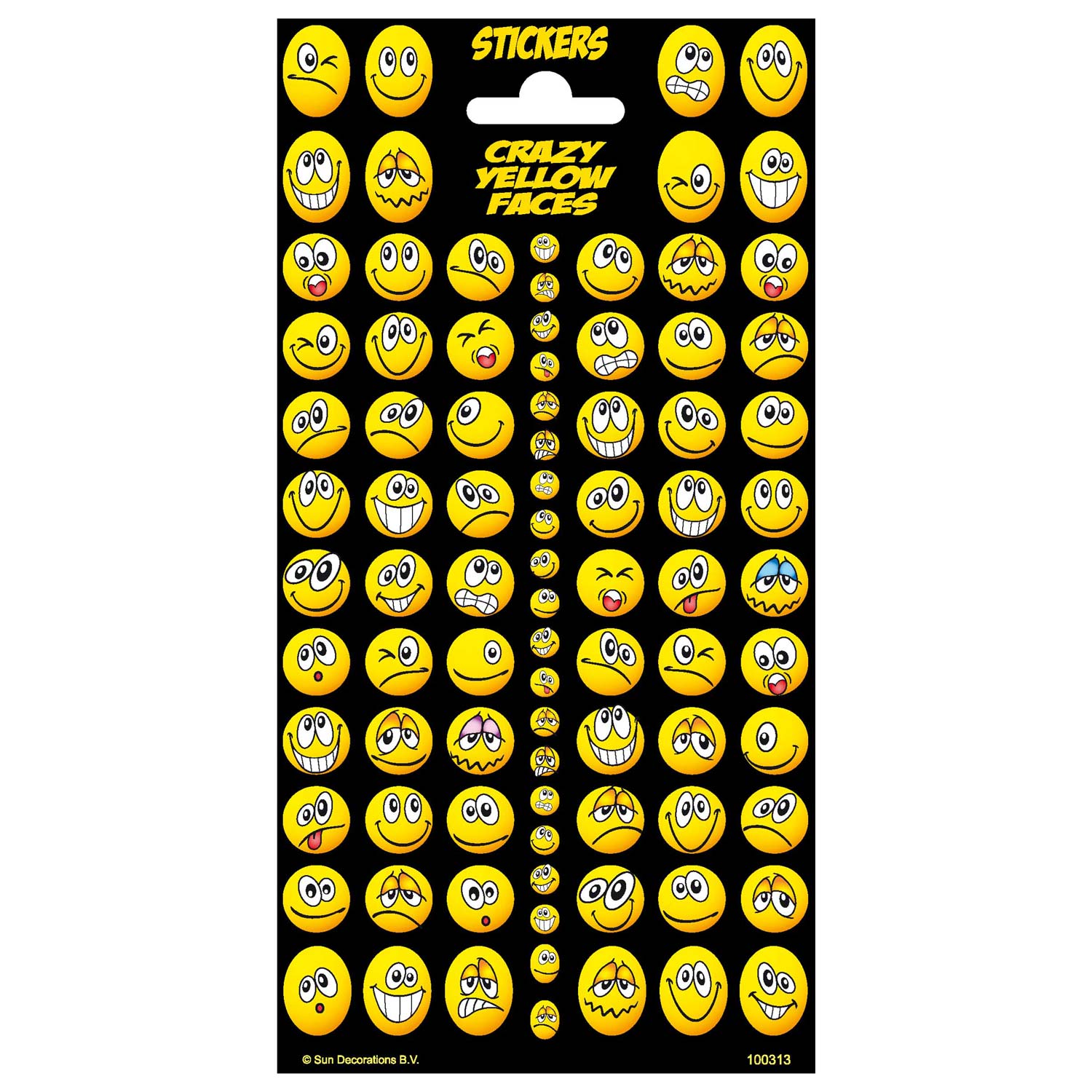Totum Stickervel Twinkle - lustige Gesichter