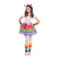 Verkleedset Regenboog Eenhoorn, 4-6 jaar