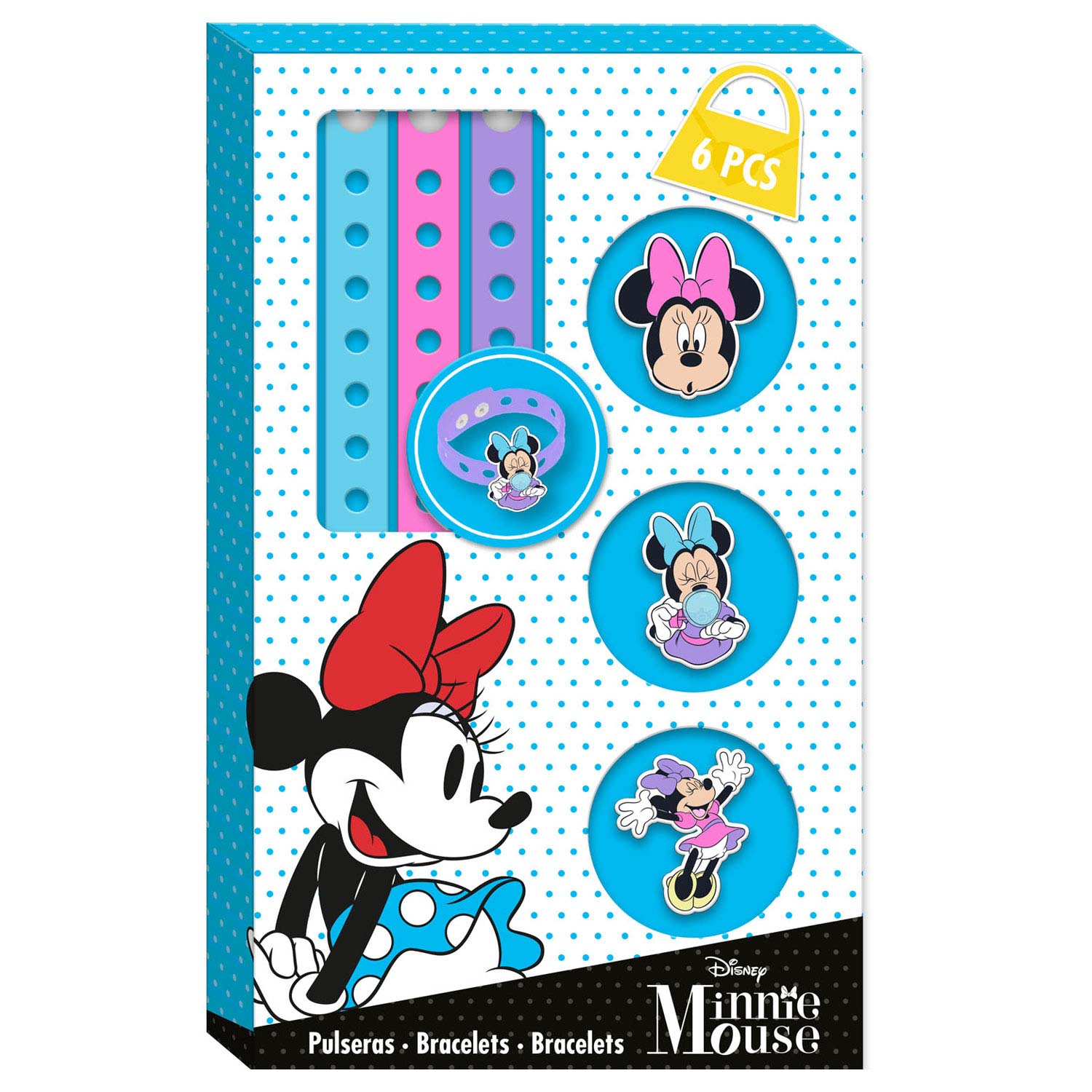 Armband mit Anhängern aus Minnie Maus