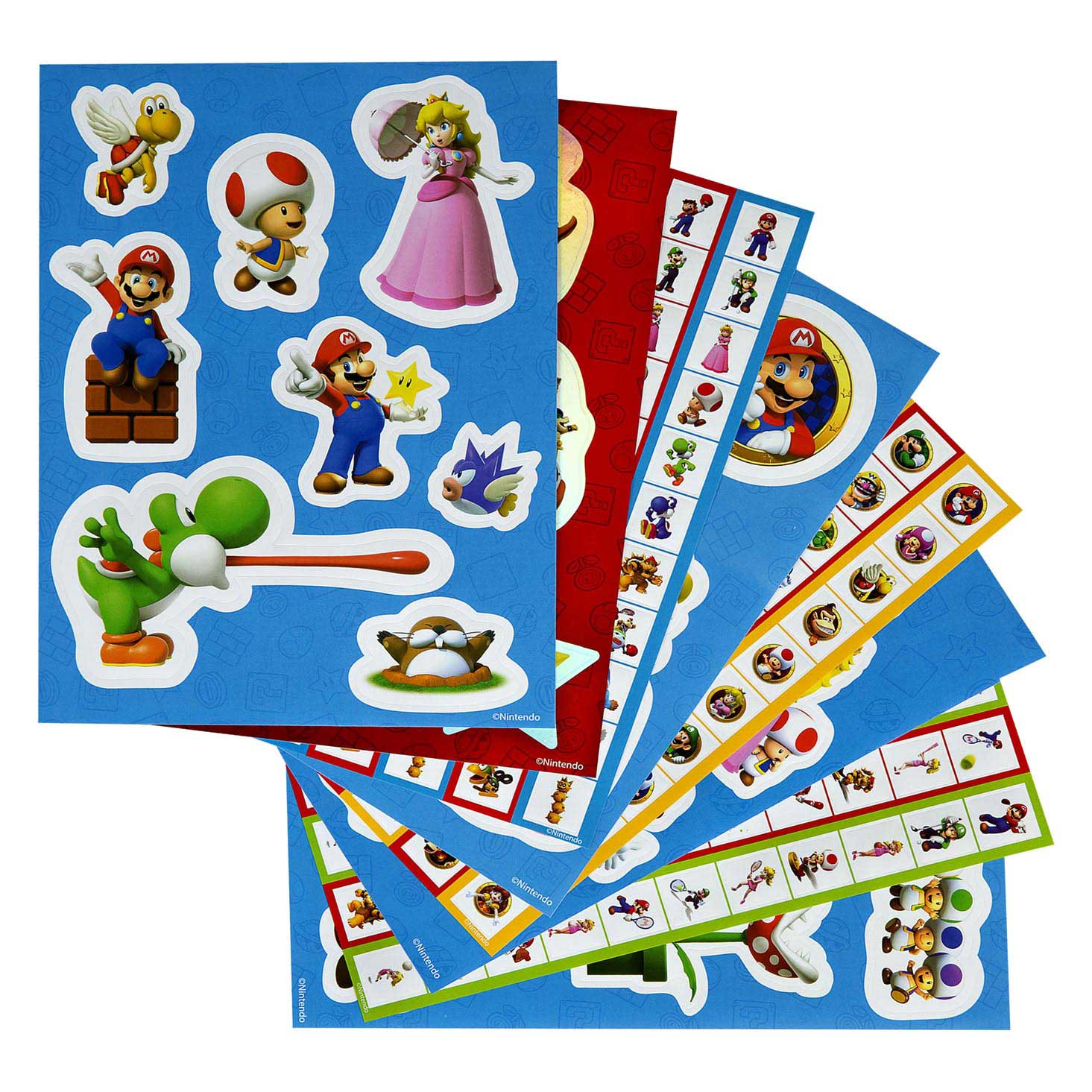 Kids licensing super mario sticker set