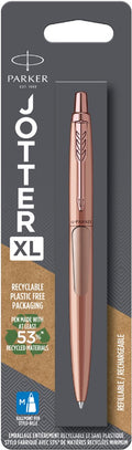Parker jotter xl balpen | monochroom matgoud | medium punt | blauwe inkt