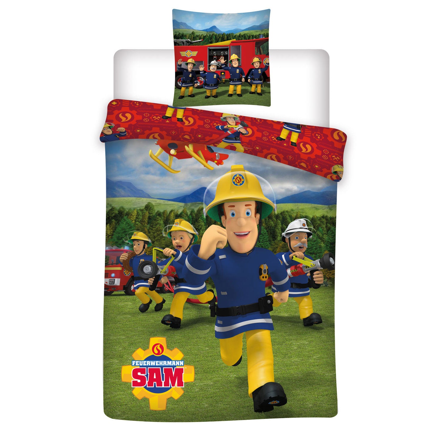 Feuerwehrmann Sam Bettbezug Feuerwehrmann Sam