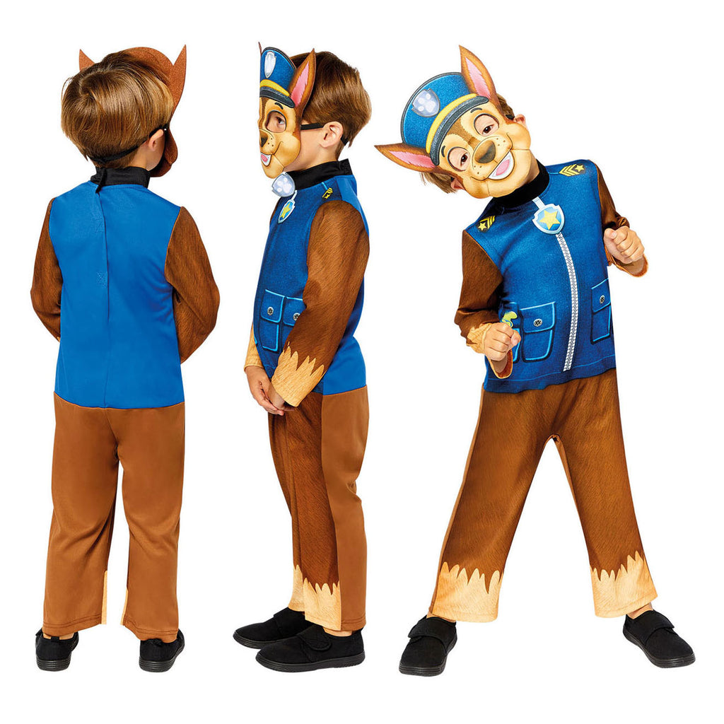 Paw patrol kinderkostuum chase, 4-6 jaar