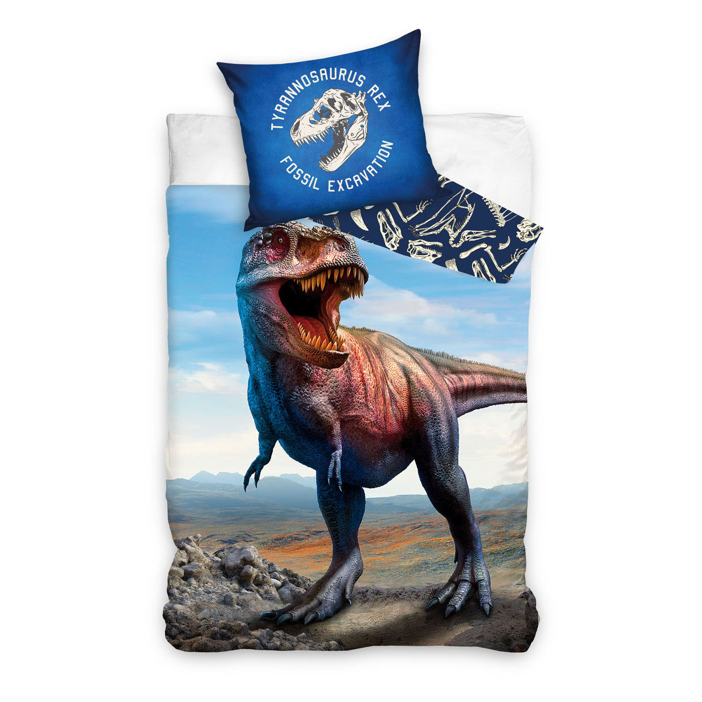 Bettbezug T-Rex Baumwolle, 140 x 200 cm