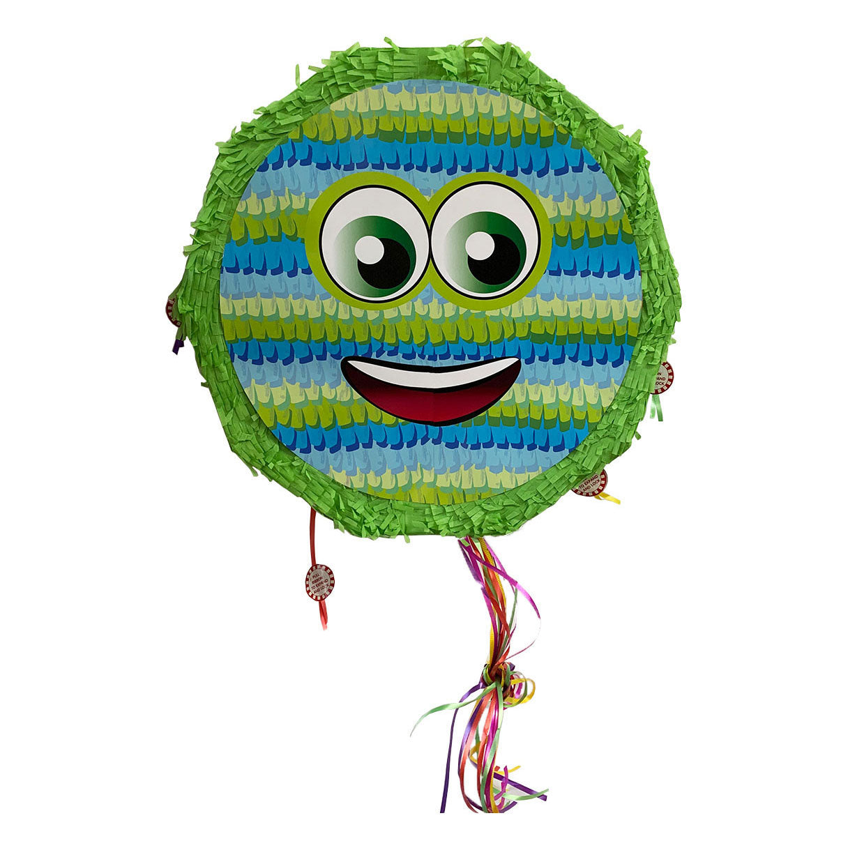 Grünes Pinata-Smiley-Gesicht