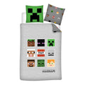 Bettbedeckung Minecraft Microphaser, 140x200 cm